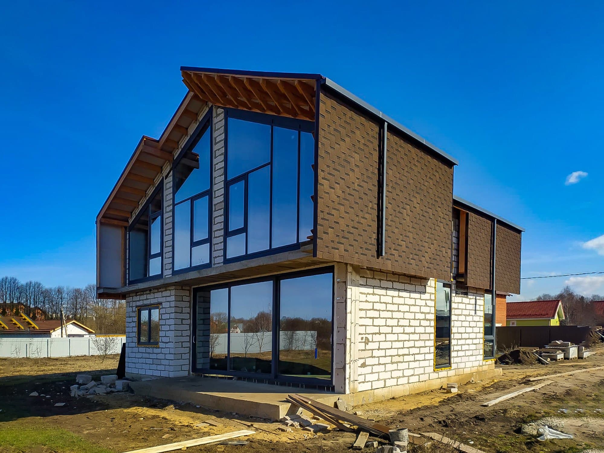 Установили окна в частном доме