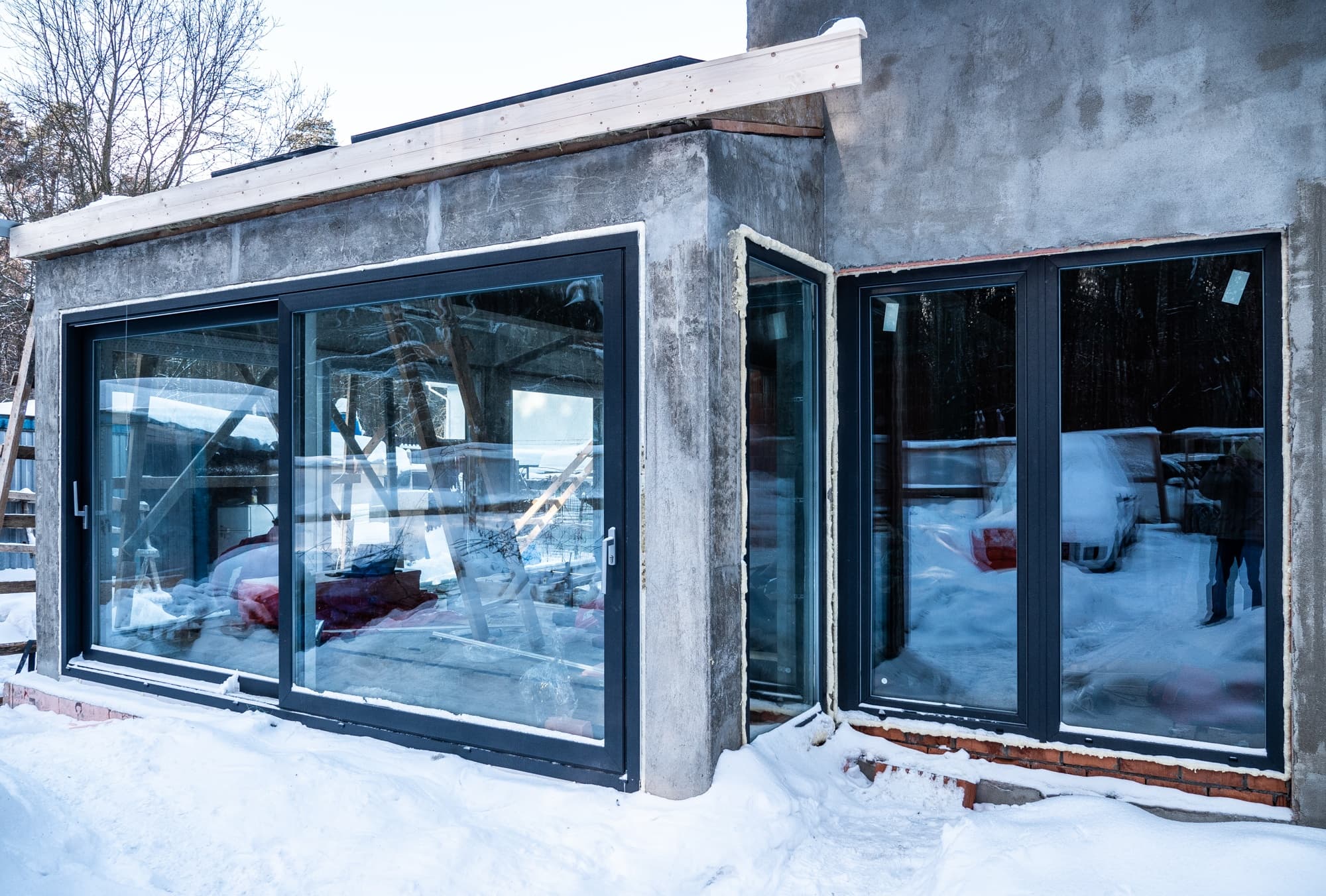 Остекление коттеджа в СНТ «Воронки»