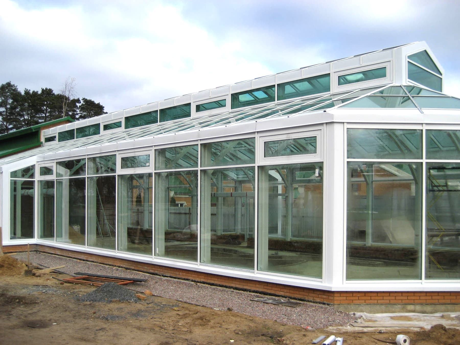 Частный проект остекления зимнего сада
